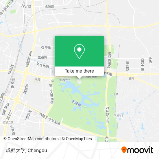 成都大学 map