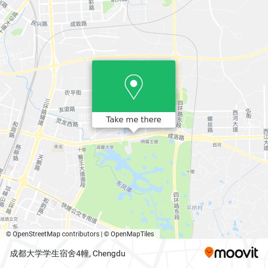 成都大学学生宿舍4幢 map