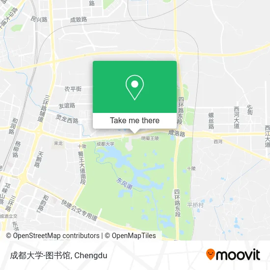 成都大学-图书馆 map