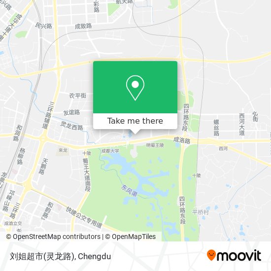 刘姐超市(灵龙路) map