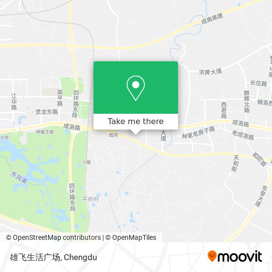 雄飞生活广场 map