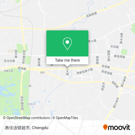 惠佳连锁超市 map