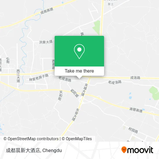成都晨新大酒店 map