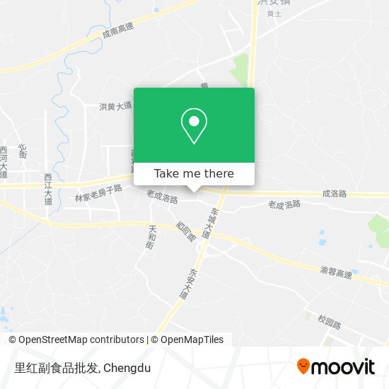 里红副食品批发 map