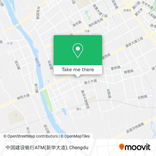 中国建设银行ATM(新华大道) map