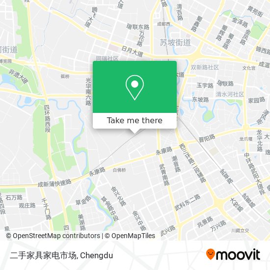 二手家具家电市场 map
