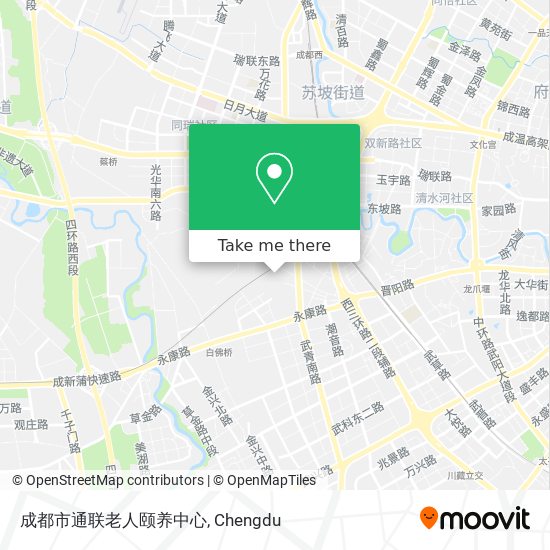 成都市通联老人颐养中心 map