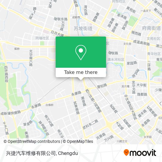兴捷汽车维修有限公司 map