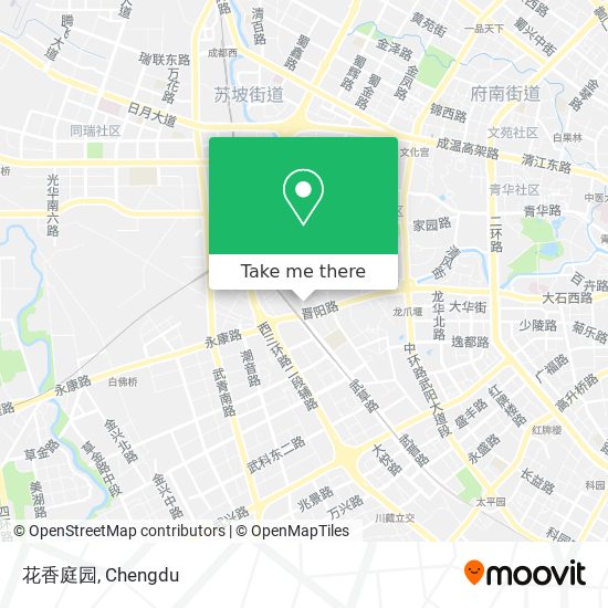 花香庭园 map