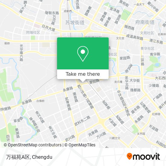 万福苑A区 map