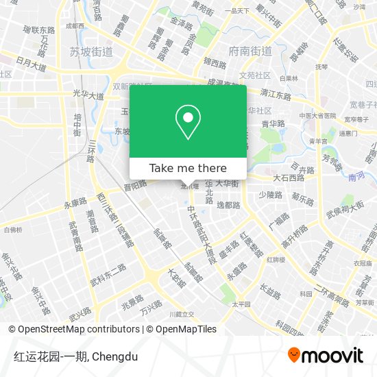 红运花园-一期 map