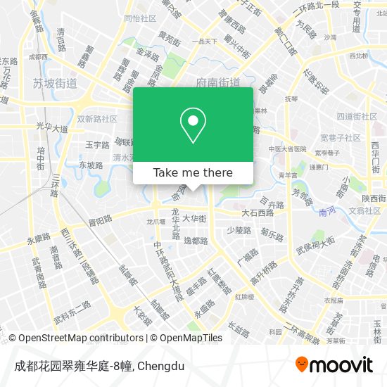 成都花园翠雍华庭-8幢 map