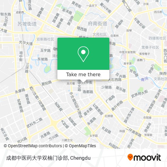 成都中医药大学双楠门诊部 map