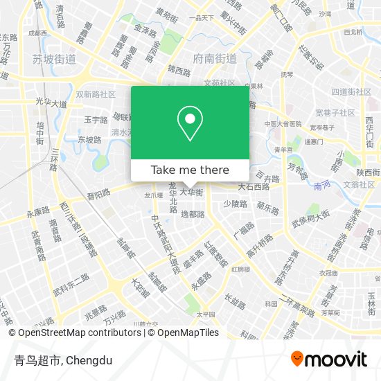 青鸟超市 map