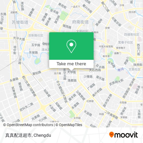 真真配送超市 map