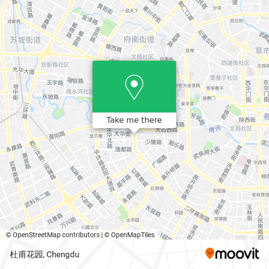 杜甫花园 map
