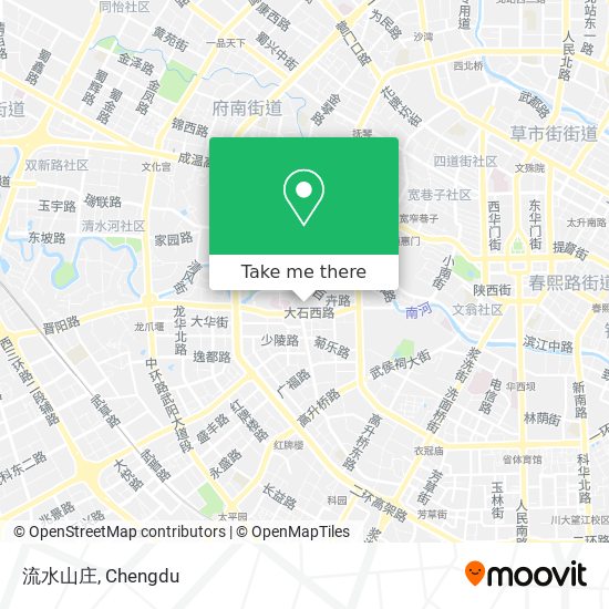 流水山庄 map