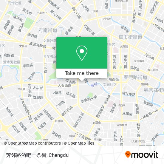 芳邻路酒吧一条街 map