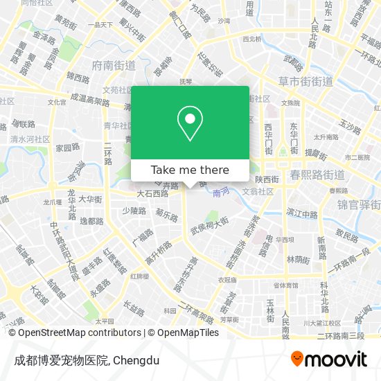 成都博爱宠物医院 map