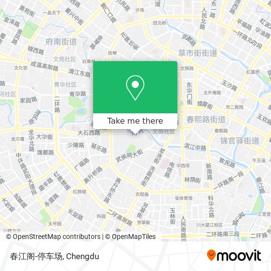 春江阁-停车场 map