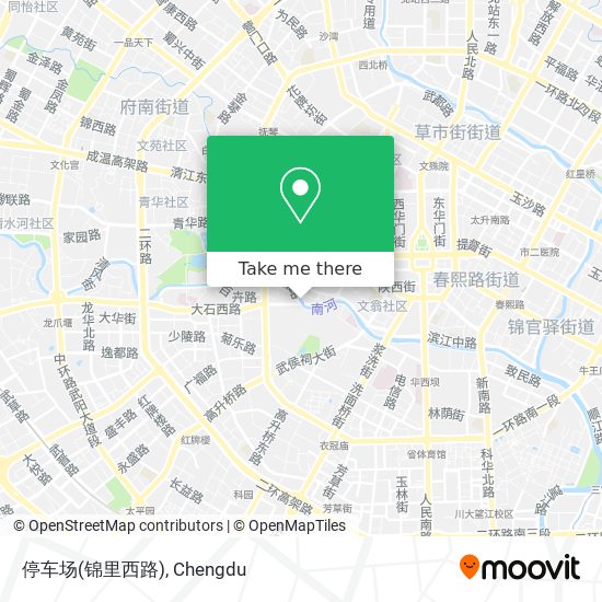 停车场(锦里西路) map