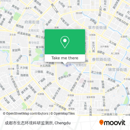 成都市生态环境科研监测所 map