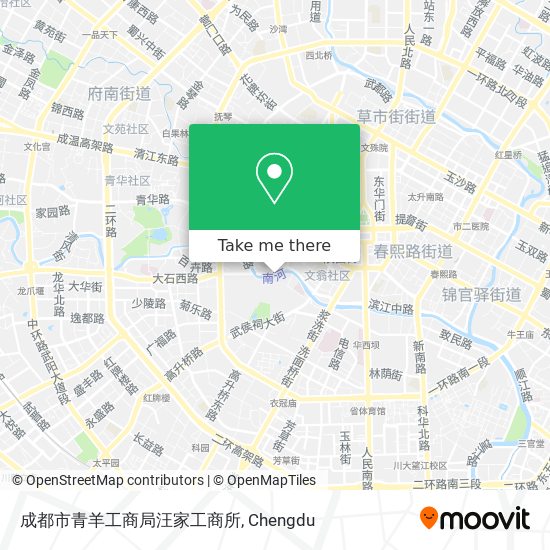 成都市青羊工商局汪家工商所 map