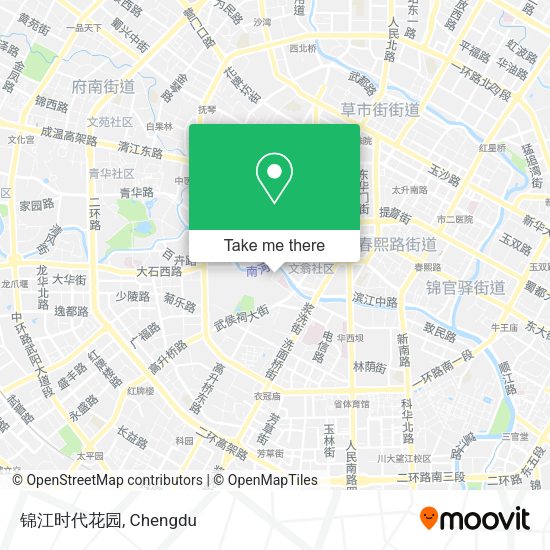 锦江时代花园 map