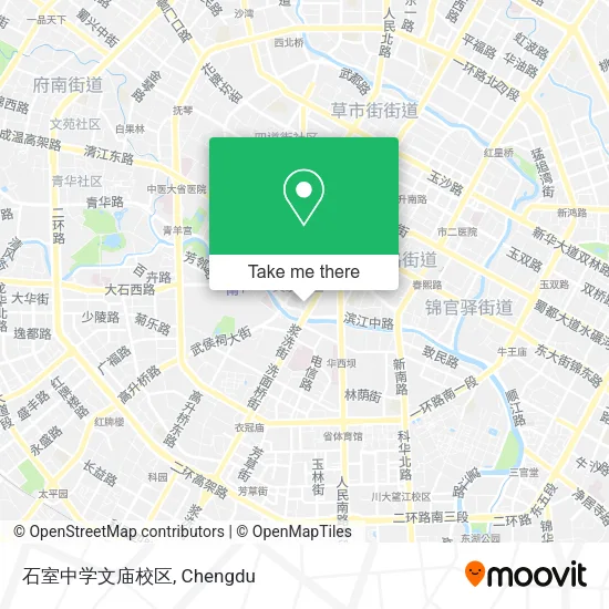 石室中学文庙校区 map