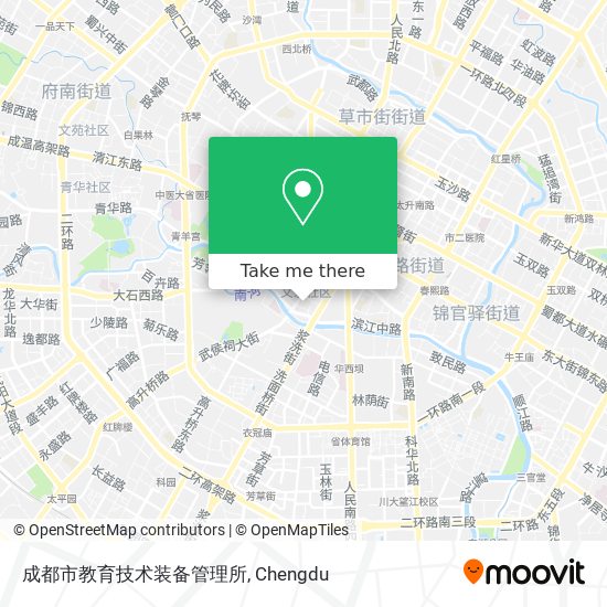 成都市教育技术装备管理所 map