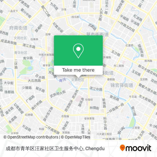 成都市青羊区汪家社区卫生服务中心 map