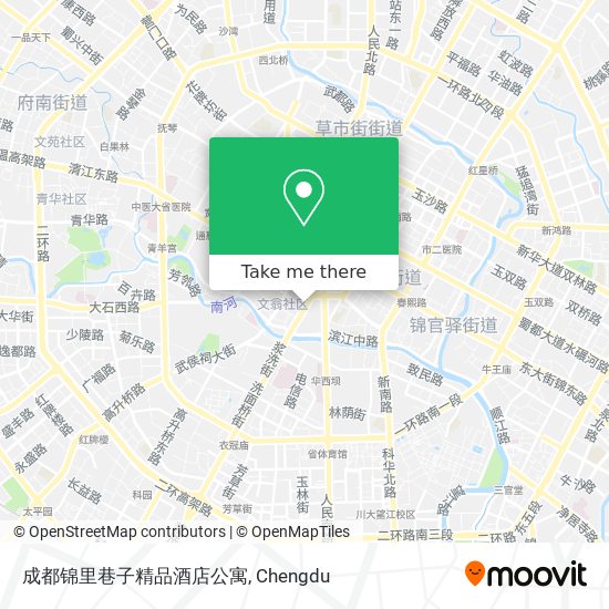 成都锦里巷子精品酒店公寓 map