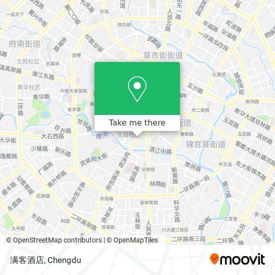 满客酒店 map