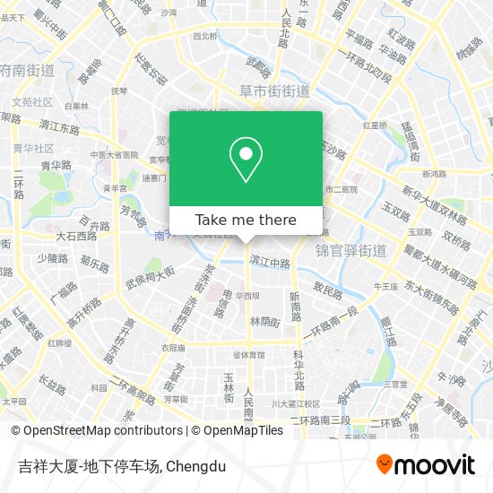 吉祥大厦-地下停车场 map