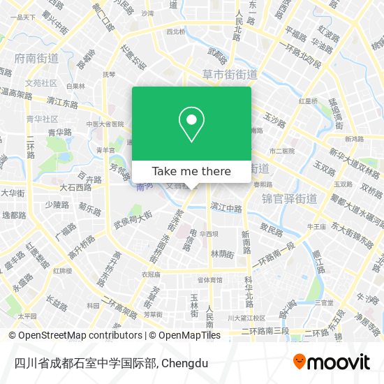四川省成都石室中学国际部 map