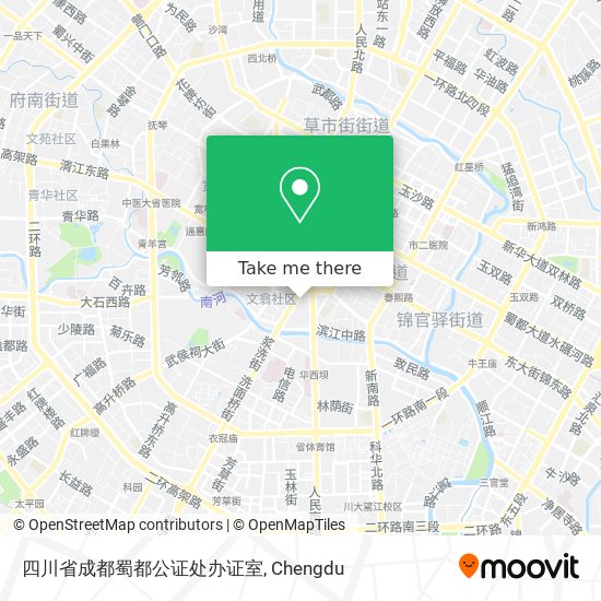 四川省成都蜀都公证处办证室 map