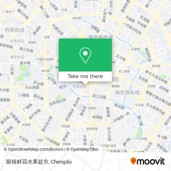 眼镜鲜花水果超市 map