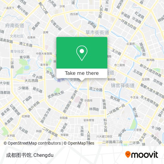 成都图书馆 map