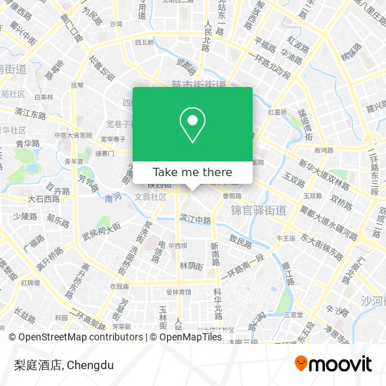 梨庭酒店 map