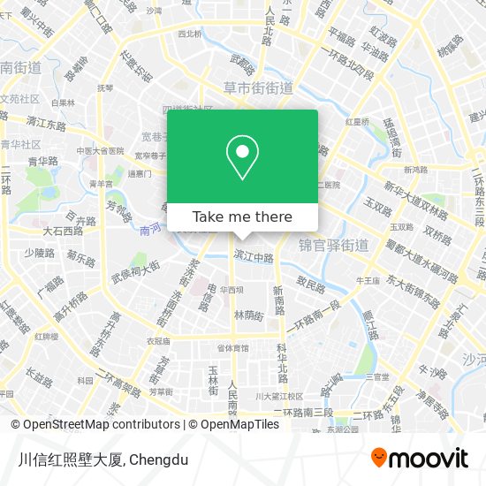 川信红照壁大厦 map