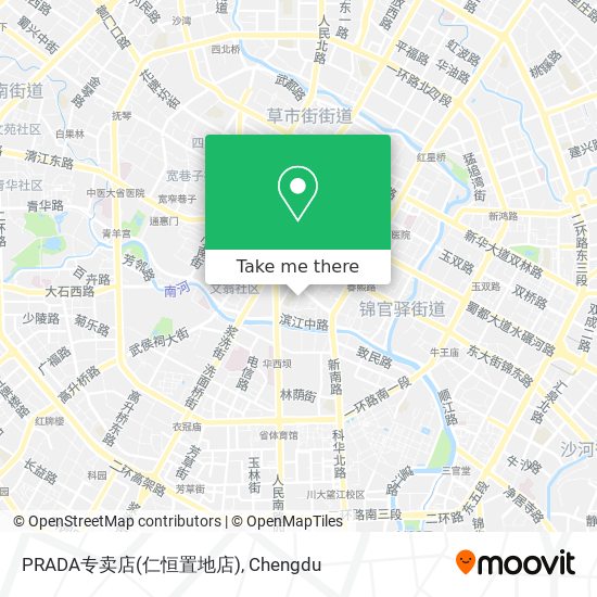 PRADA专卖店(仁恒置地店) map