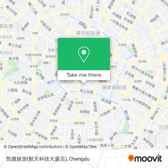 凯撒旅游(航天科技大厦店) map