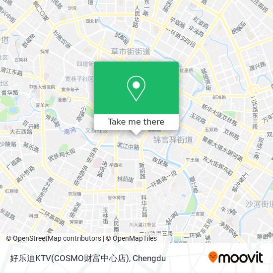 好乐迪KTV(COSMO财富中心店) map