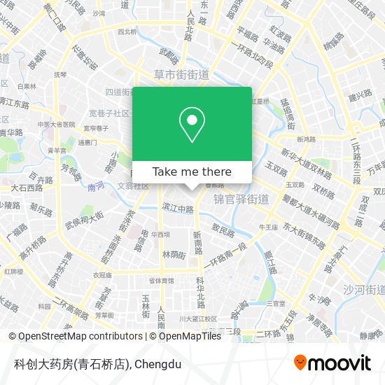 科创大药房(青石桥店) map