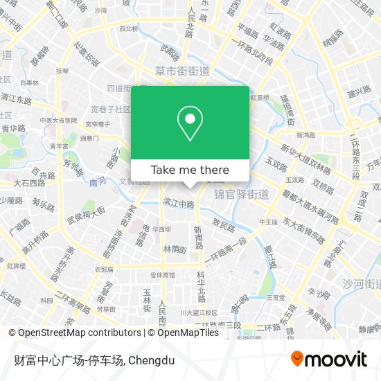 财富中心广场-停车场 map