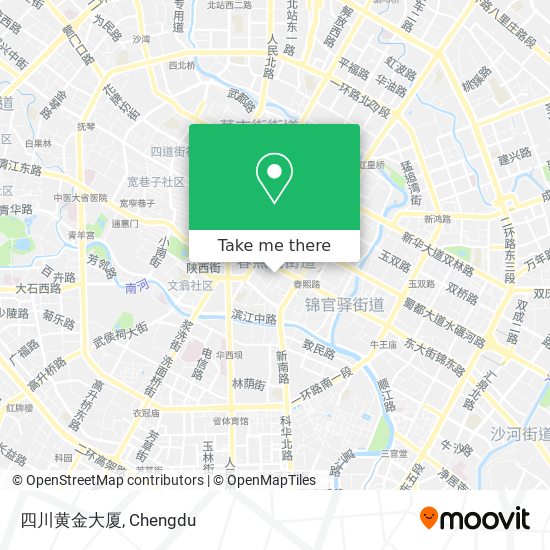 四川黄金大厦 map