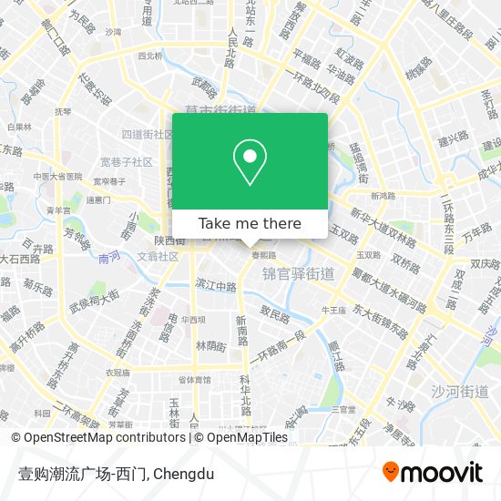 壹购潮流广场-西门 map