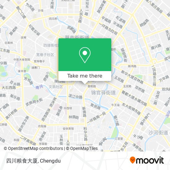 四川粮食大厦 map
