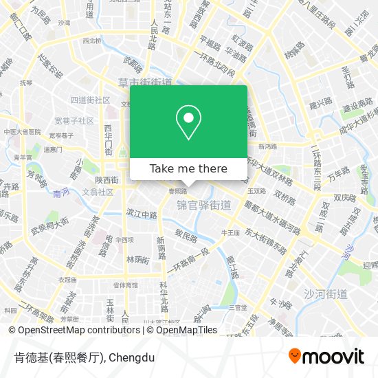 肯德基(春熙餐厅) map