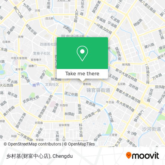 乡村基(财富中心店) map